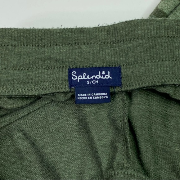 Splendid Green Camo Side Panel Jogger Size Small - Picture 5 of 9